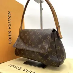 ルイヴィトン モノグラム ミニルーピング ワンショルダーバッグ ハンドバッグ