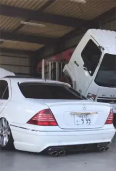 ベンツ　C215 W220S ロリンザーマフラー吹き出し ベンツ C215 W220S ロリンザーマフラー吹き出し - メルカリ
