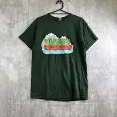 Wilderness Adventure グリーンTシャツ/キャンプ/アウトドア