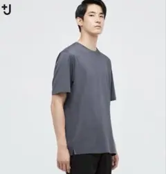 『UNIQLO』 ユニクロ (L)/ スーピマコットンリラックスフィットクルーT