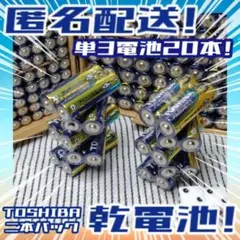 東芝アルカリ乾電池 単3/20本