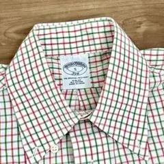 【美品】346 長袖 ボタンダウンチェックシャツブルックスブラザーズ