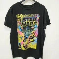 【STAR WARS】スターウォーズ　ダースベイダー　マルチカラー　古着 L
