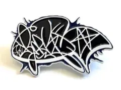 【BARK】Fish circle tag ピンバッチ