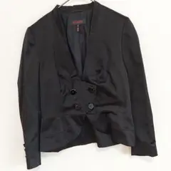 ESCADA エスカーダ ジャケット レディース シルク混 黒 38