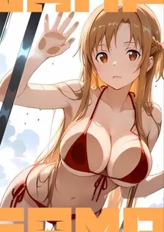 A4ポスター SAO アスナ　ファンアート