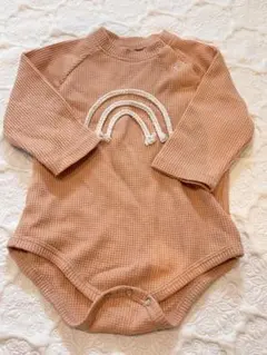 新品 ワッフルロンパ 73サイズ