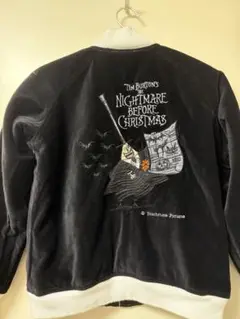 【新品未使用】ナイトメアビフォアクリスマス　ジャック　刺繍スカジャン 新品未使用】ナイトメアビフォアクリスマス ジャック 刺繍