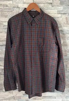 UNIQLO チェック柄 長袖シャツ