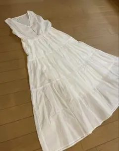 ティアード・ロングワンピース　美品