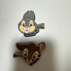 ディズニー バンビとトンスケヘアクリップセット