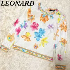 LEONARD レオナール トップス 長袖 花柄