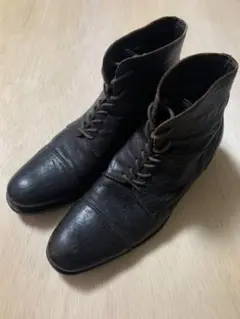 ボエモス BOEMOS レースアップ ブーツ こげ茶 41 25.5㎝