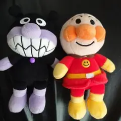 アンパンマン バイキンマン ぬいぐるみセット