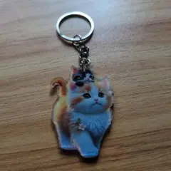 新品未使用の可愛い猫のキーホルダーです