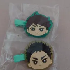 ハイキュー みにコレ 前髪クリップ 岩泉一 及川徹