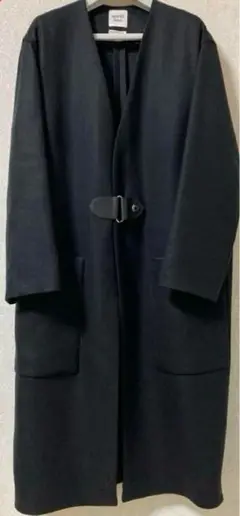 エルメス　リネンノーカラーコート