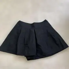 ROPÉ ブラック フレアショートパンツ