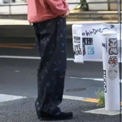 SOUNDSGOOOOD サウンズグッド スケーター 総柄 プリントバギーデニム