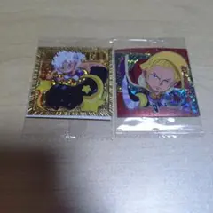 ワンピース WANTED シール 2枚セット