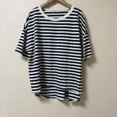 ザラ　ZARA カットソー　半袖シャツ　ボーダー