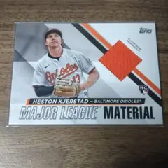 Heston Kjerstad Topps Jersey RC