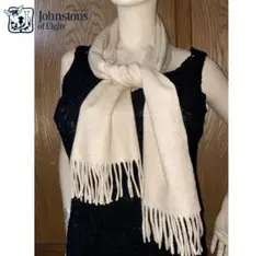 Johnstons ジョンストンズ カシミヤ100% 大判ストール 入手困難
