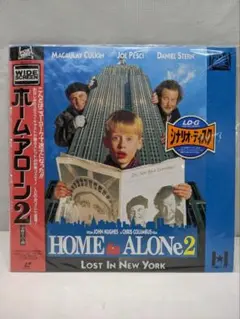 LD ホーム・アローン2 シナリオディスク レトロ 中古美品 A1289A08