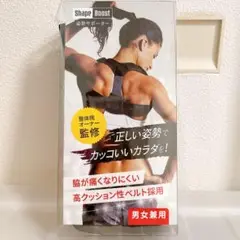 猫背ベルト 姿勢サポーター 巻き肩 背筋 男女兼用 脱着簡単 (Lサイズ)