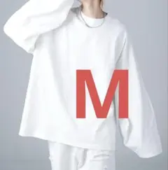 アドラー ADRER エクストラクオリティワイドスリーブロンT ホワイト M