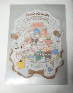 サンリオキャラクターズ スペシャルアニバーサリーマーケット　A4 クリアファイル