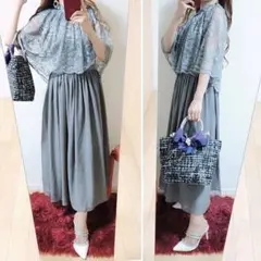 新品タグ付♥️レースワンピース　ドレス　DressLab　結婚式　謝恩会　入学式