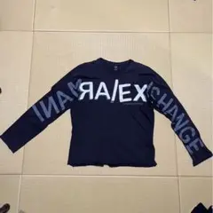 RA/EXCHANGE 長袖カットソー ネイビー