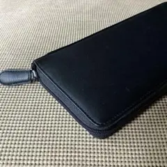 キプリス CYPRIS 長財布　ブラック ラウンドジッパー レザー 黒
