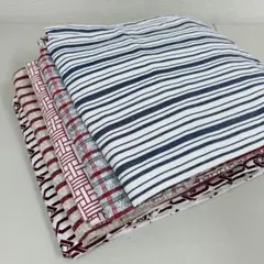 綿 浴衣 5着 まとめ売り リメイク材料 S-2618