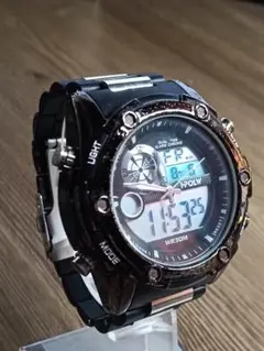 HPOLW SPORT デジアナ腕時計 メンズ FS-618