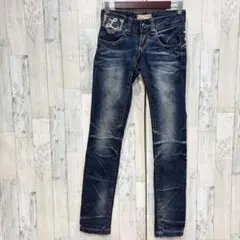 【大人気】LOLITA JEANS ロリータジーンズ S ダメージ　デニム