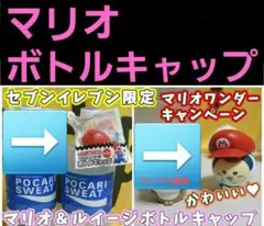 マリオ ボトルキャップ マリオ&ルイージ ボトルキャップ 新品未開封 非売品1点