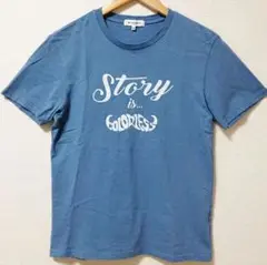 【THE SHOP TK】Tシャツ◆メンズ 綿100％ くすみ水色 Mサイズ