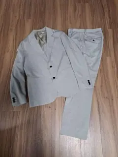 ナノユニバース グレージュ色 春夏用 セットアップSサイズ 新品