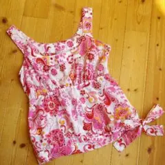 ルブランシュ☆美品！華やかタンクトップ
