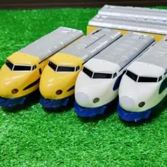 0820 動作確認済 匿名配送 プラレール 0系新幹線 ドクターイエロー　セット