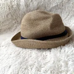 マチュアーハ　mature ha. BOXED HAT 7cm ネイビーリボン