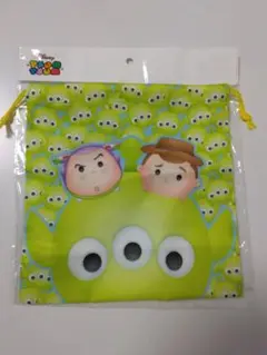 新品未使用 巾着 21.5×21㎝ ツムツム コップ袋
