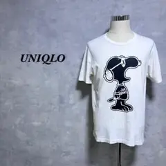 【希少XL】ユニクロ Tシャツ スヌーピー ピーナッツ kaws 白 4222