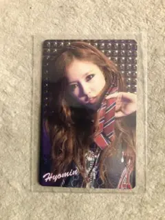 トレカ T-ARA CD「Lovey-Dovey」　HyoMin