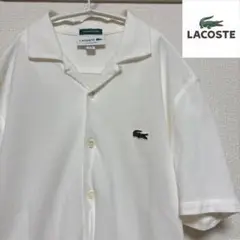 希少❗️ LACOSTE ホワイト ポロシャツ 半袖　シャツ