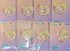 プロセカ キラキラビッグハート型缶バッジ 鏡音リン 8点