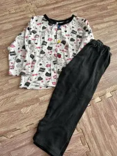 長袖長ズボン　ロールアップパジャマ