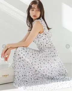 SNIDEL Sustainable20周年プリントワンピース Ｋ